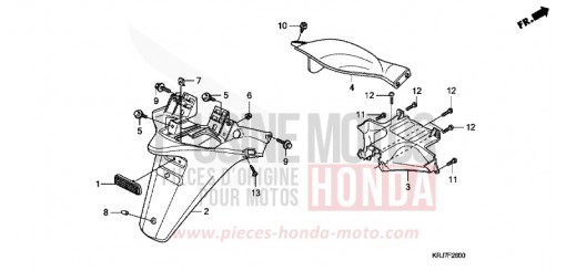 REAR FENDER FES125B de 2011